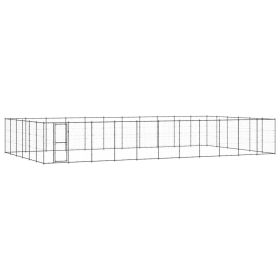 Outdoor Dog Kennel Steel 859.6 ftÂ²