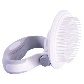 Pet Life 'Gyrater' Swivel Travel Soft Grooming Pet Pin Brush